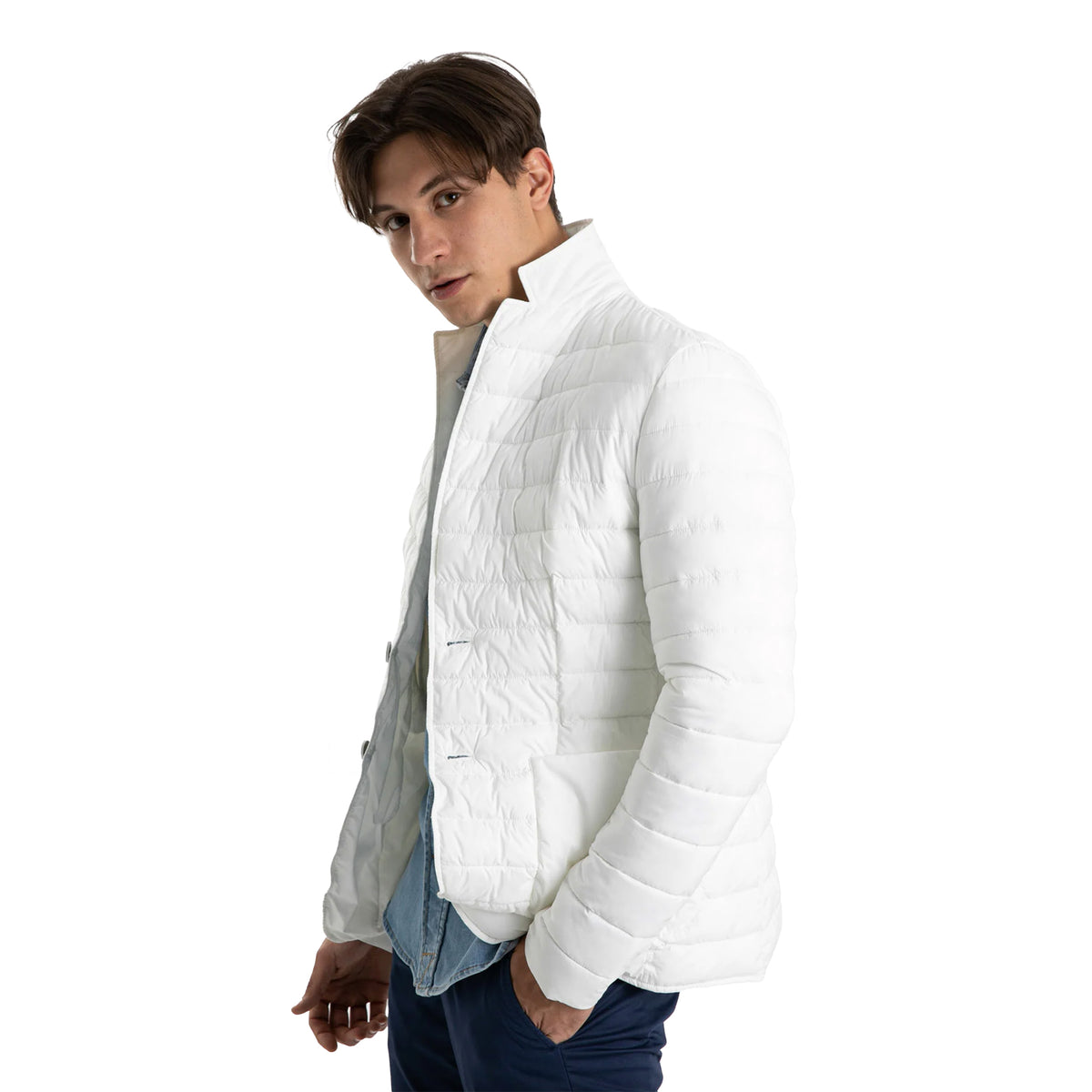 Herno Man In-Tech Down Jacket White