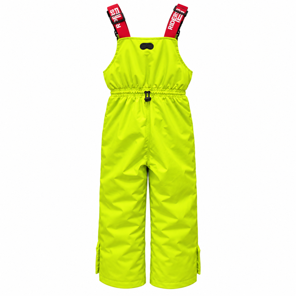 AI-Riders Junior Salopette Padded Acid Overalls Yellow