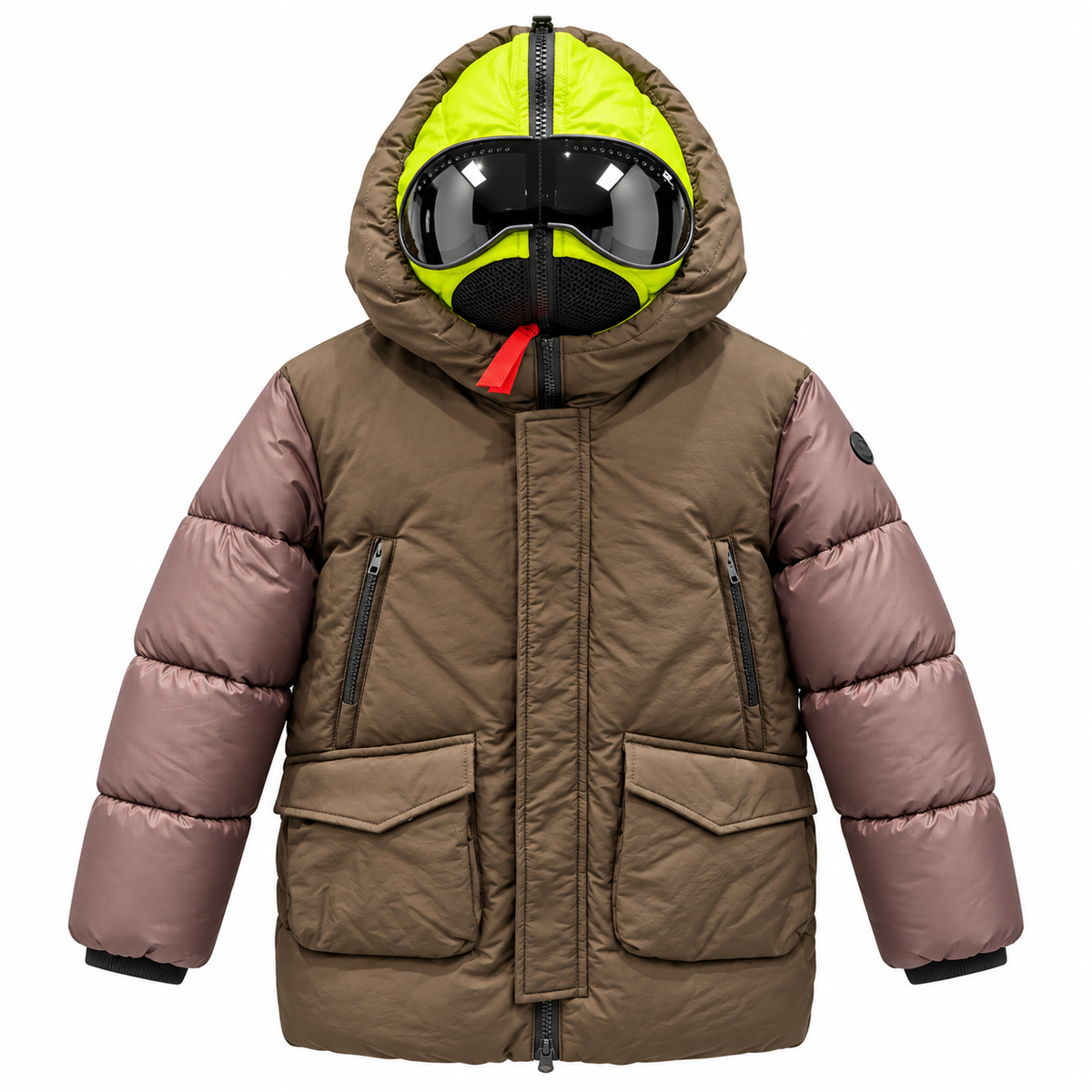 AI-Riders Junior Down Jacket Dark Brown