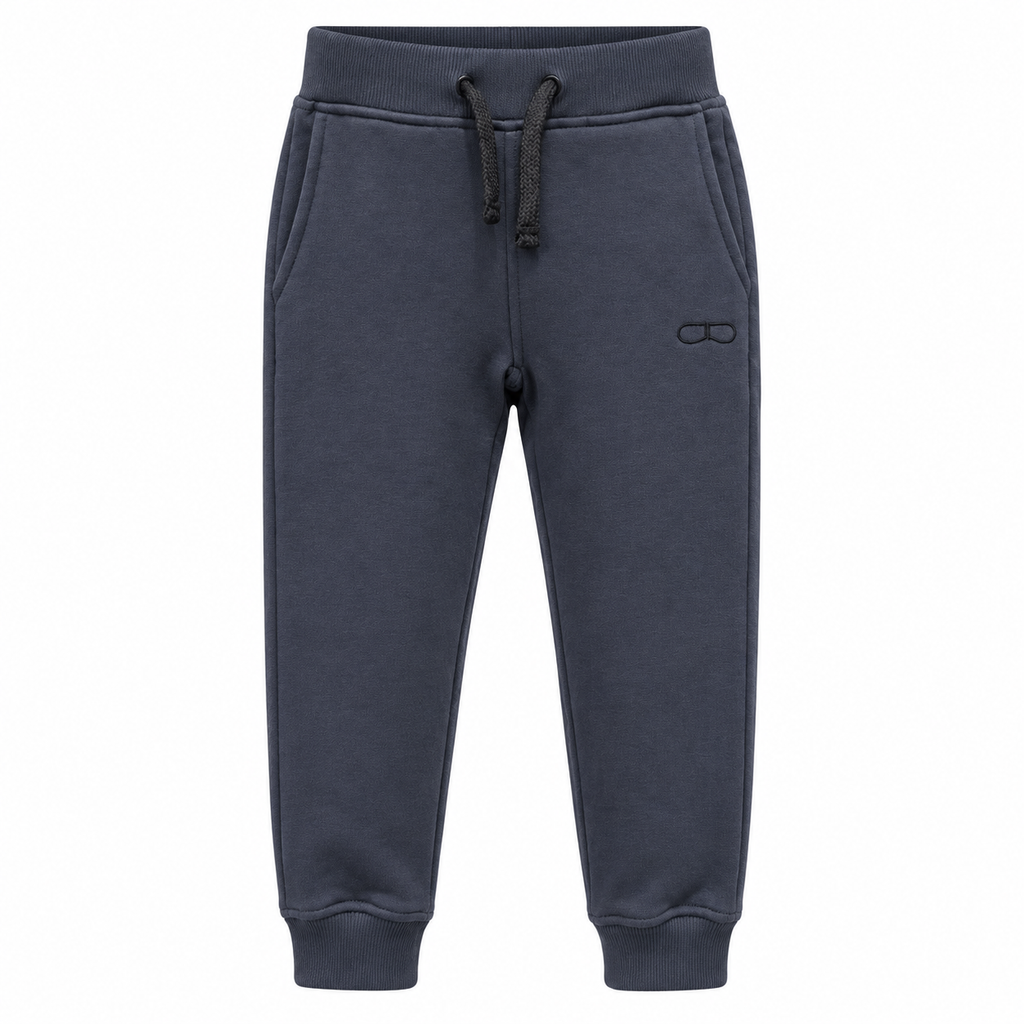AI-Riders Junior Cotton Fleece Brushed Trousers Blue