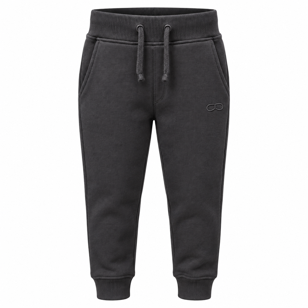 AI-Riders Junior Cotton Fleece Brushed Trousers Black
