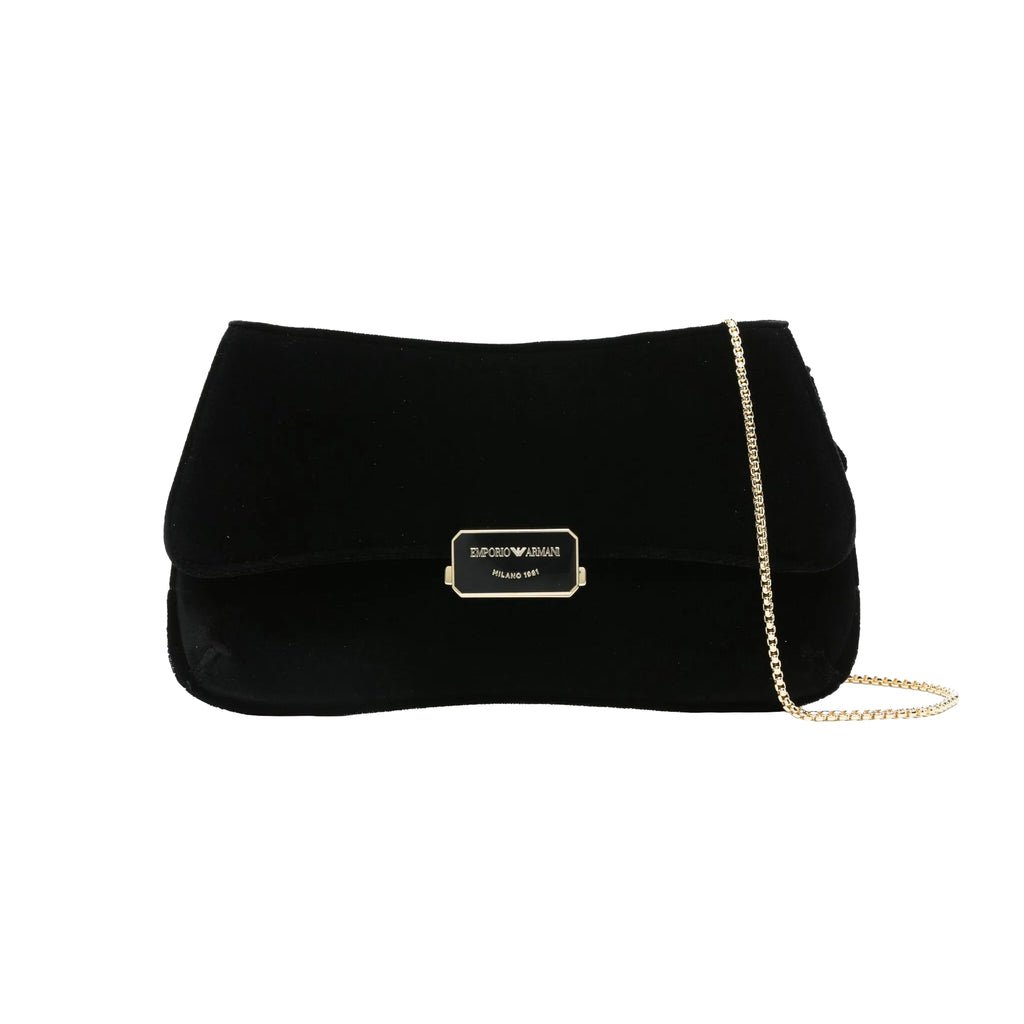 pochette plain velvet