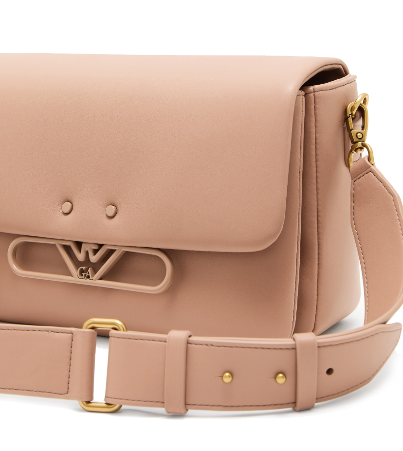 Emporio Armani Woman Beige Crossbody Bags