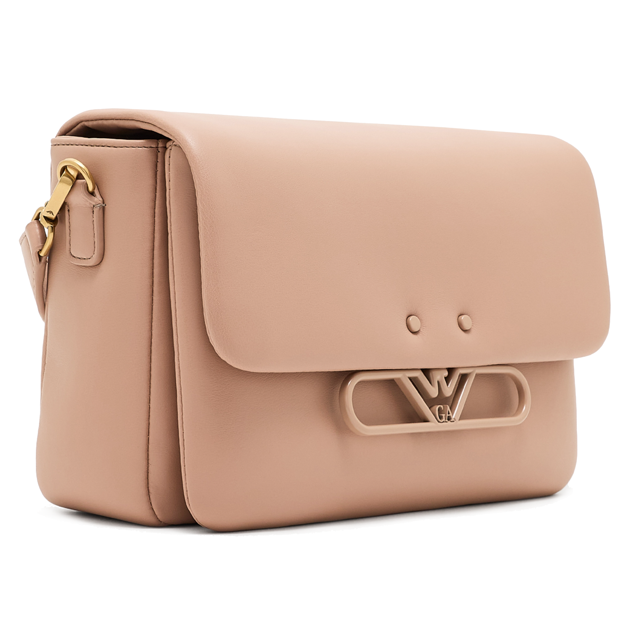 Emporio Armani Woman Beige Crossbody Bags