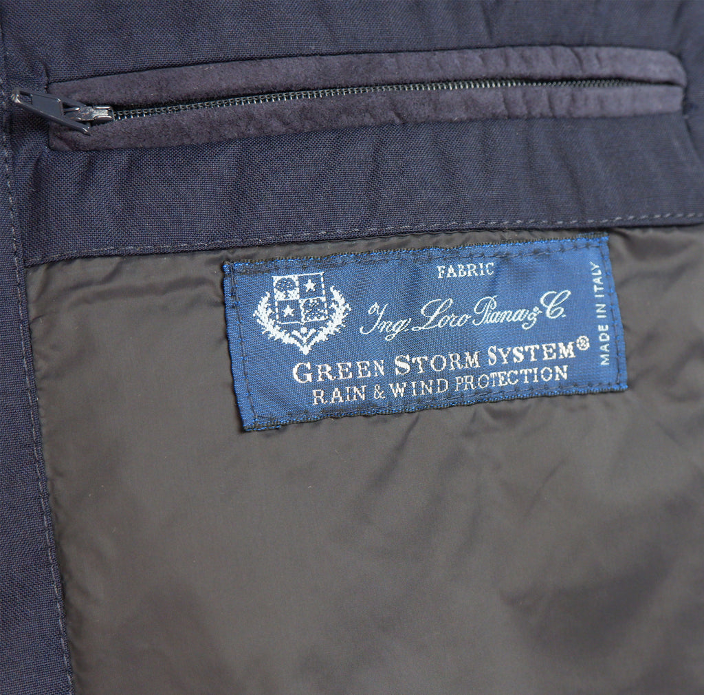 Loro Piana Fabric Man Vest Wool Blue