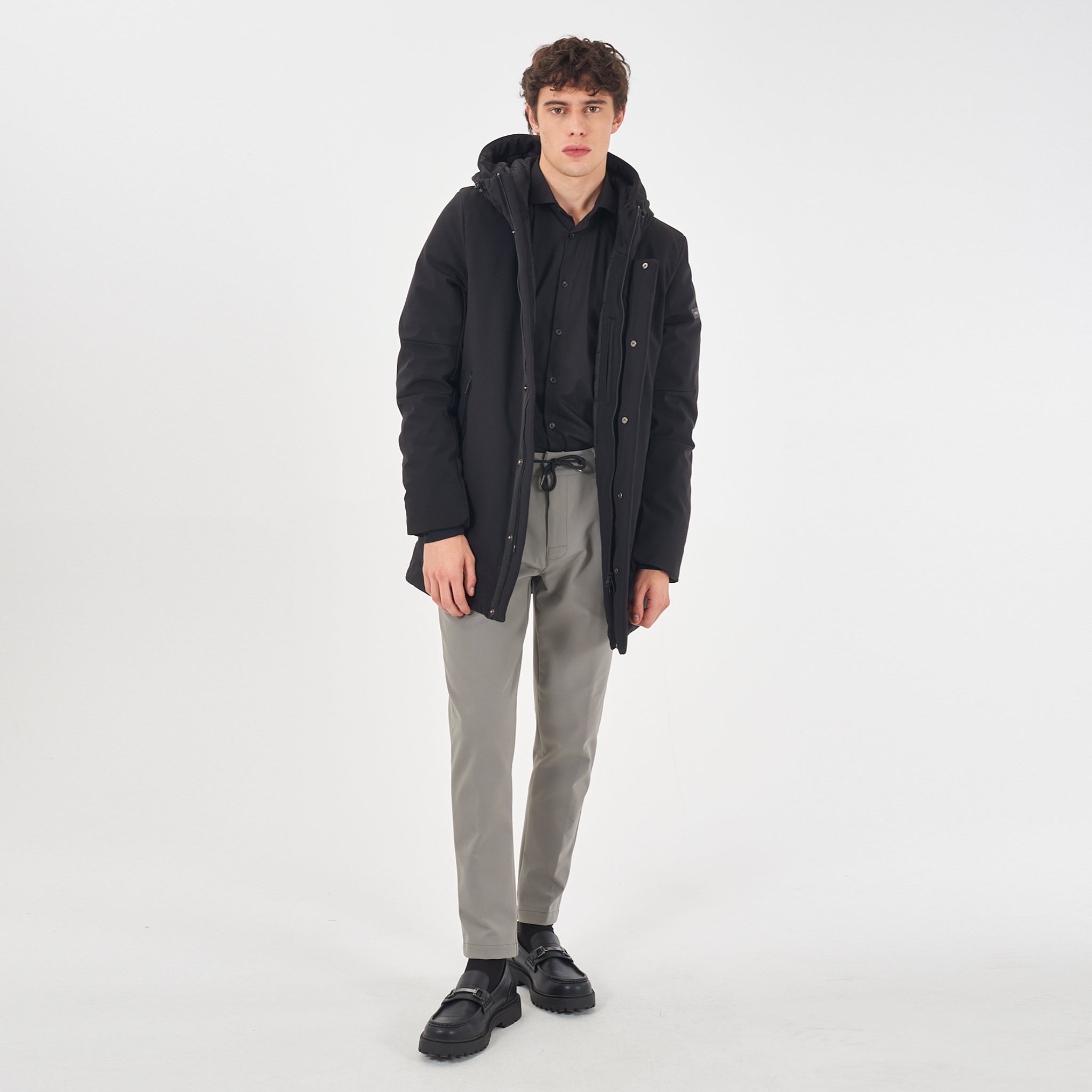 giacca piumino nero