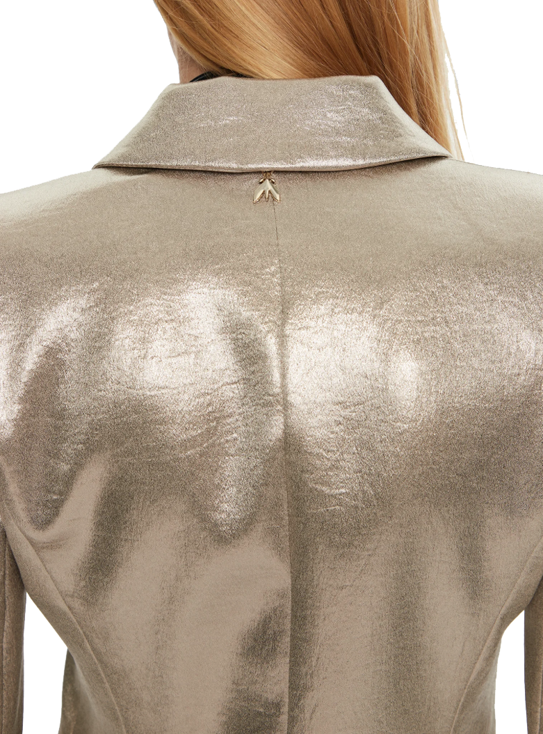 giacca metal gold