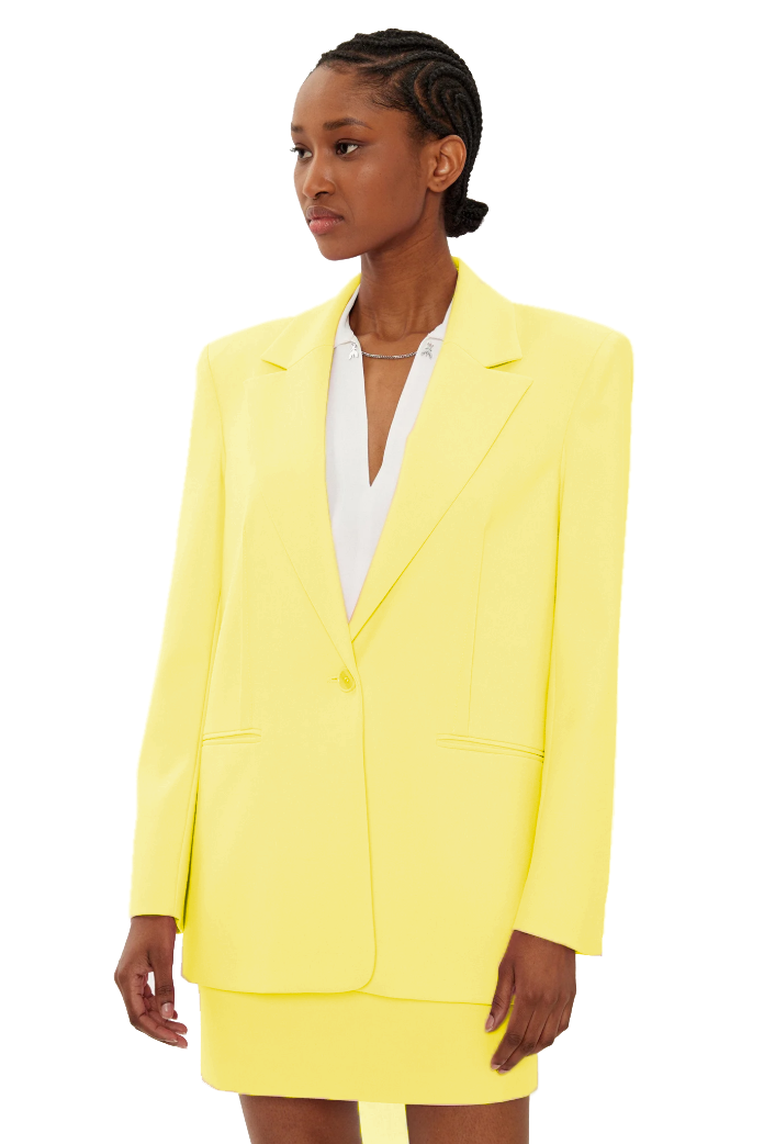 Patrizia Pepe Woman Yellow Formal Jacket