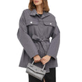 Patrizia Pepe Woman Grey Jackets