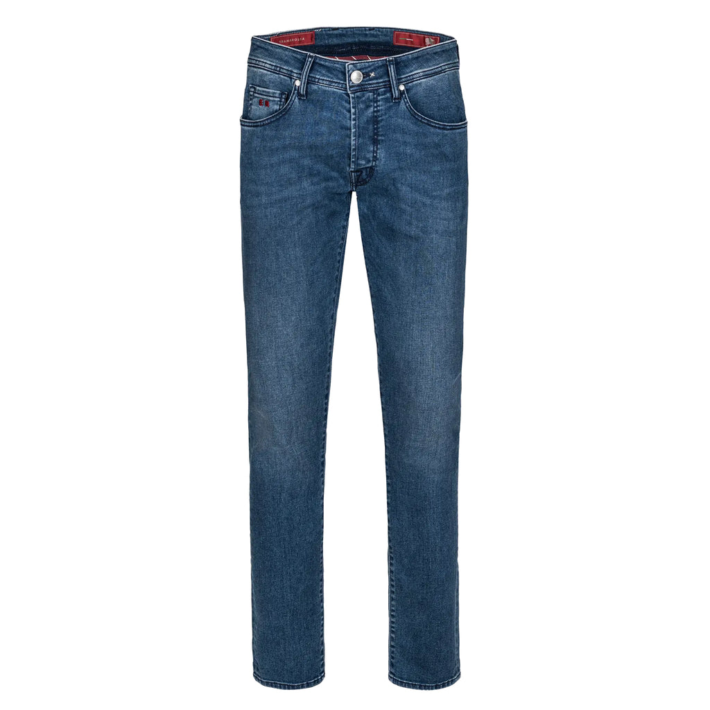 Tramarossa Man Dbcs Indigo Trousers Blue
