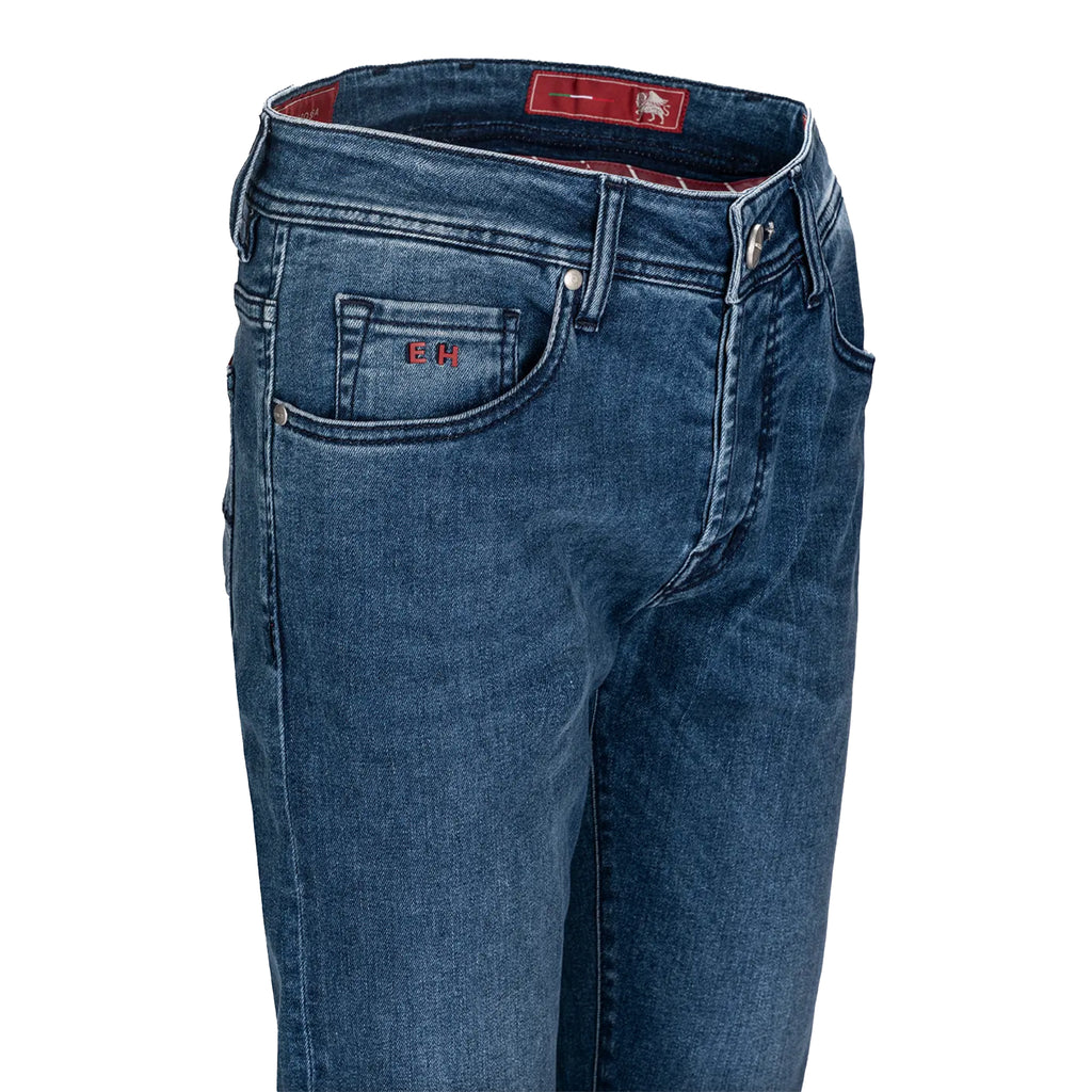 Tramarossa Man Dbcs Indigo Trousers Blue