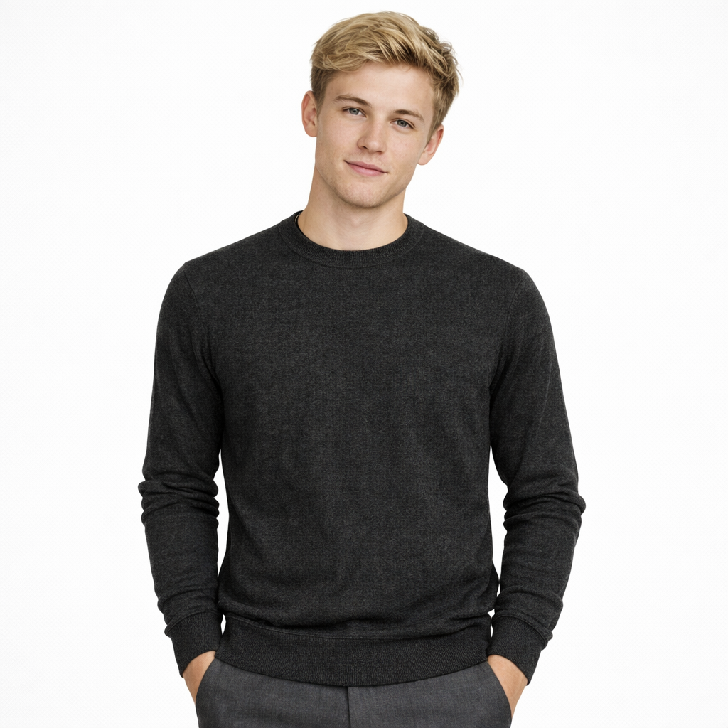 Emilio Romanelli Man Grey Sweaters