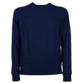 Emilio Romanelli Man Crew Neck Inchiostro Sweaters Blue