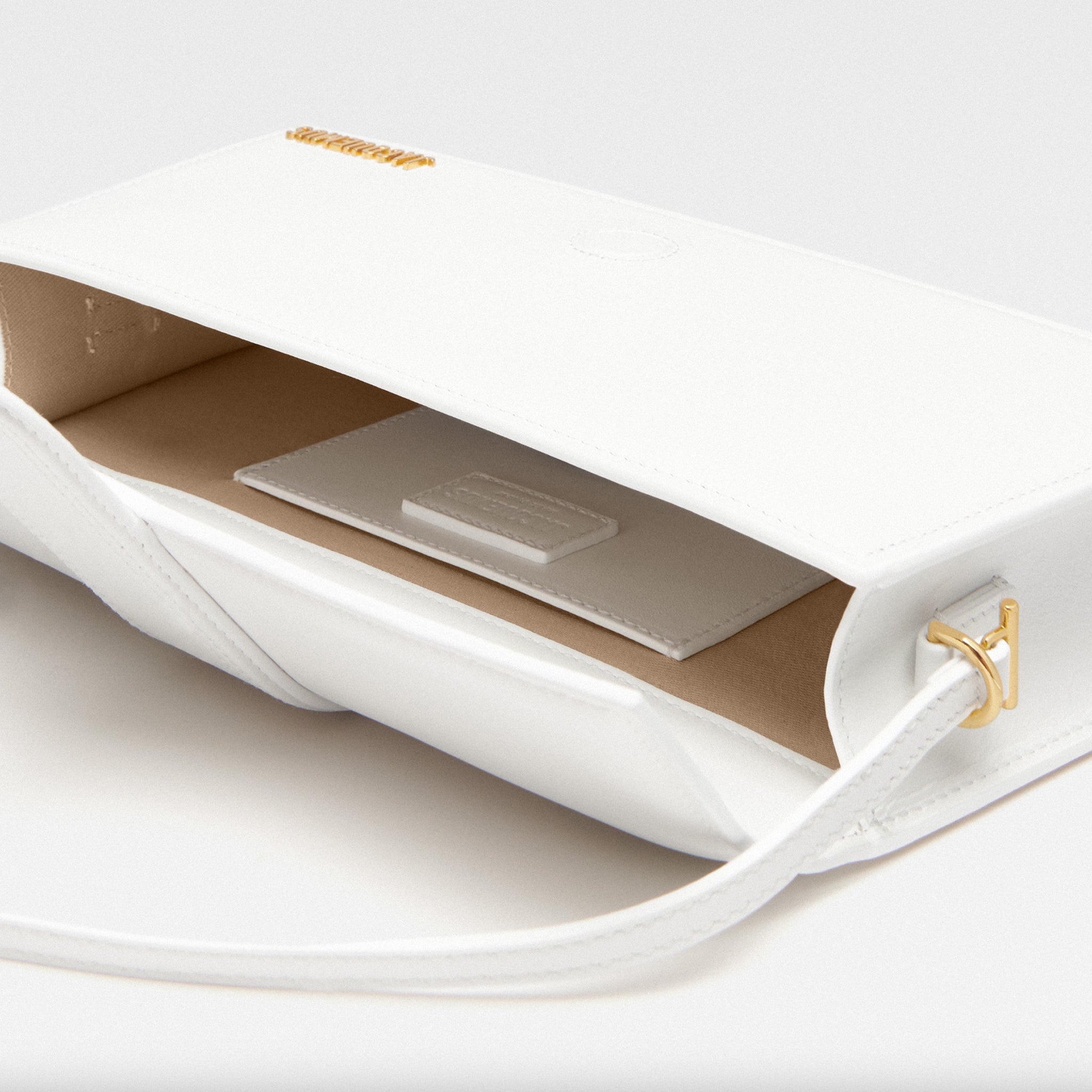 Jacquemus Woman Bambino Long Crossbody Bags White