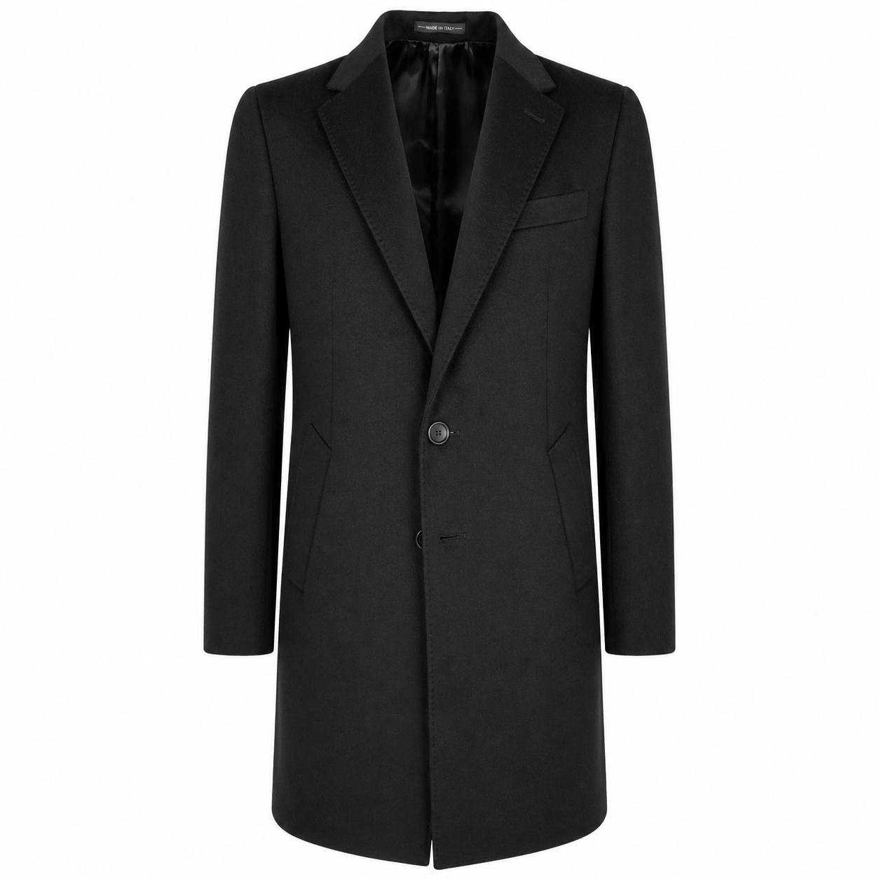 Loro Piana Fabric Man Black Coats
