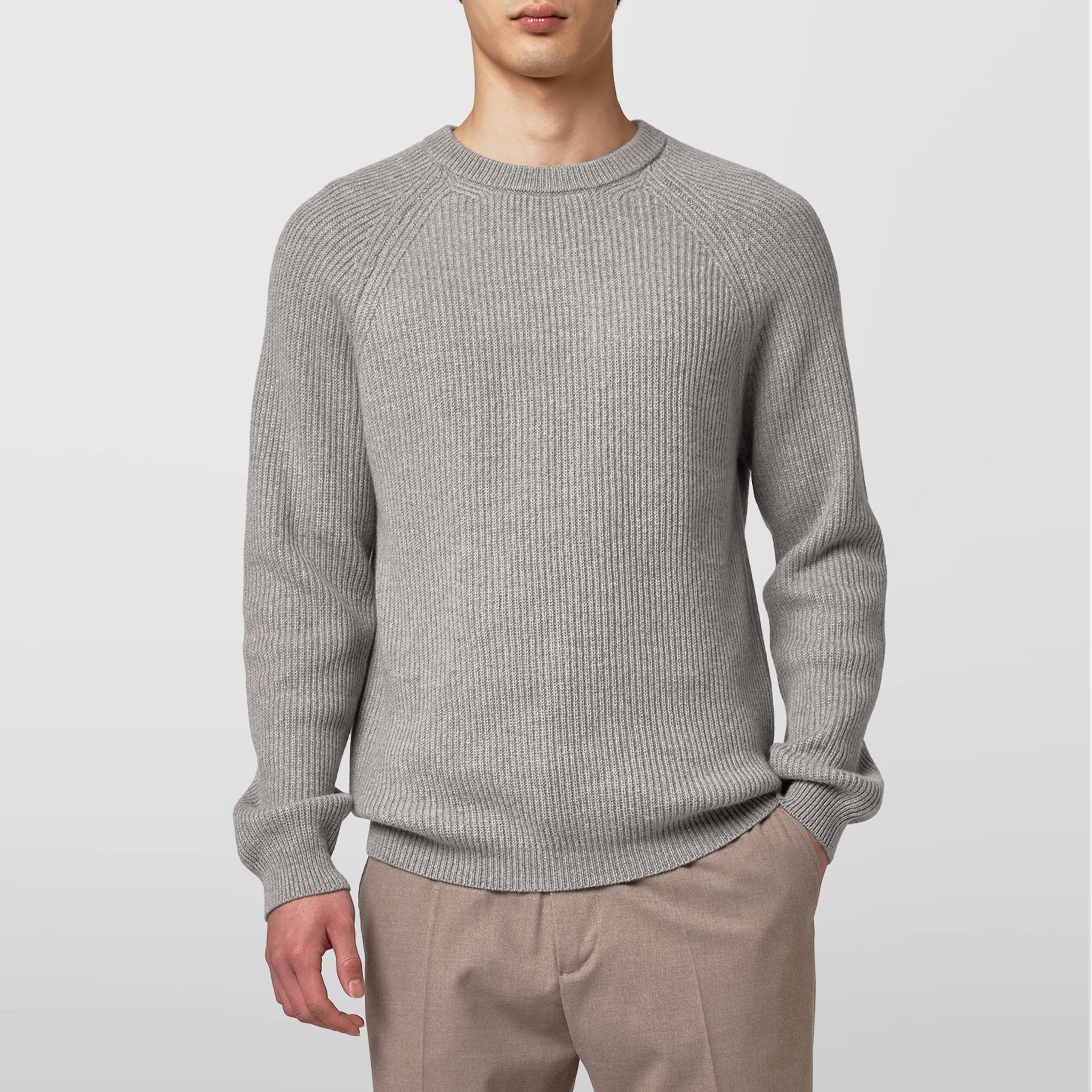 Alpha Studio Man Grey Sweaters