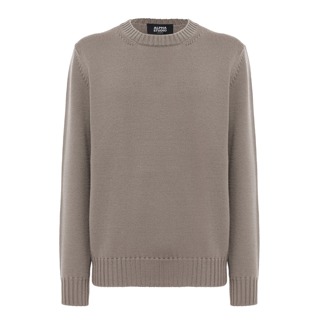 Alpha Studio Man Beige Sweaters