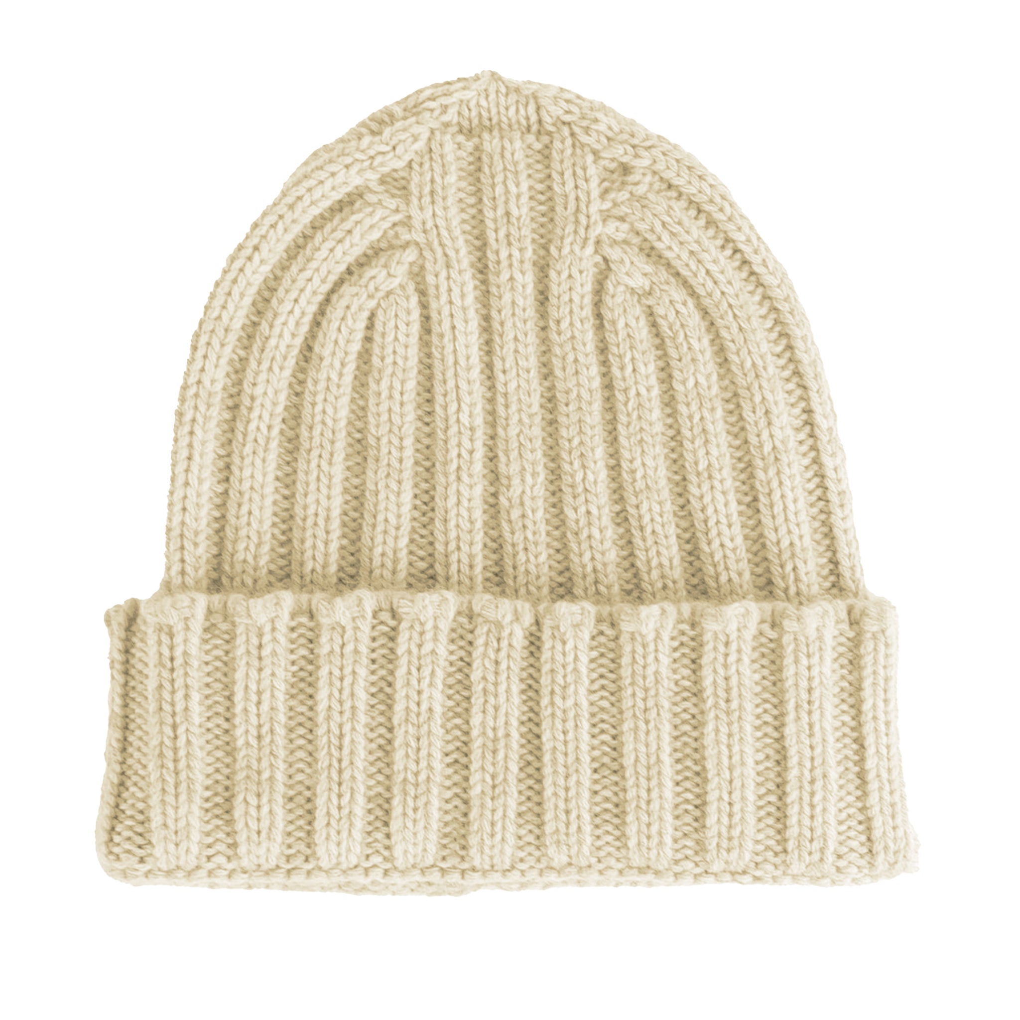 100% Cashmere Man Beige Caps