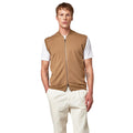 Alpha Studio Man Camel Vest