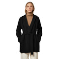 Alpha Studio Woman Black Coats
