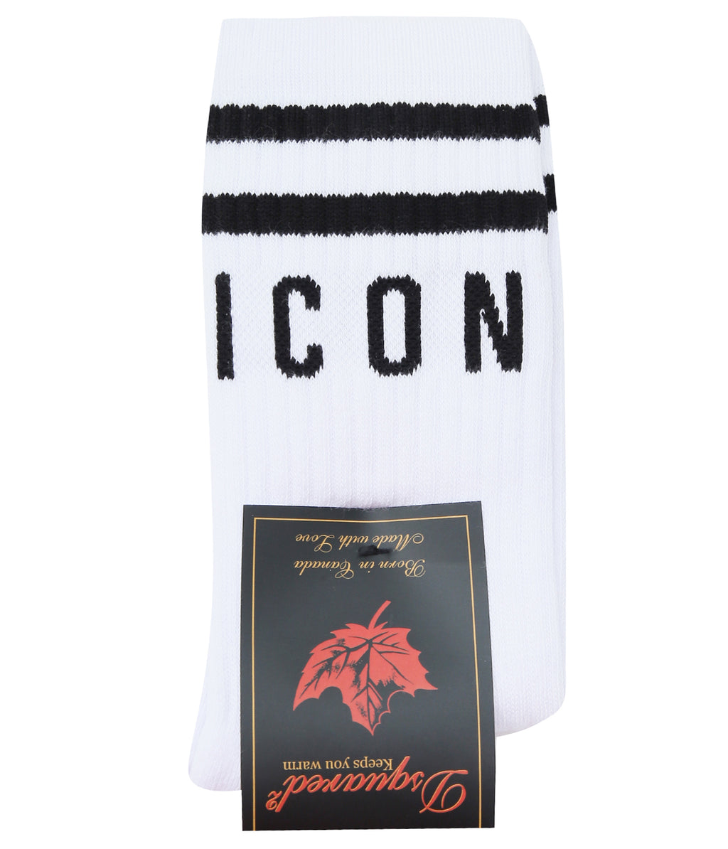 calzino icon bianco
