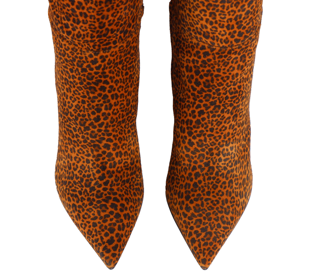stivale stampa leopardo