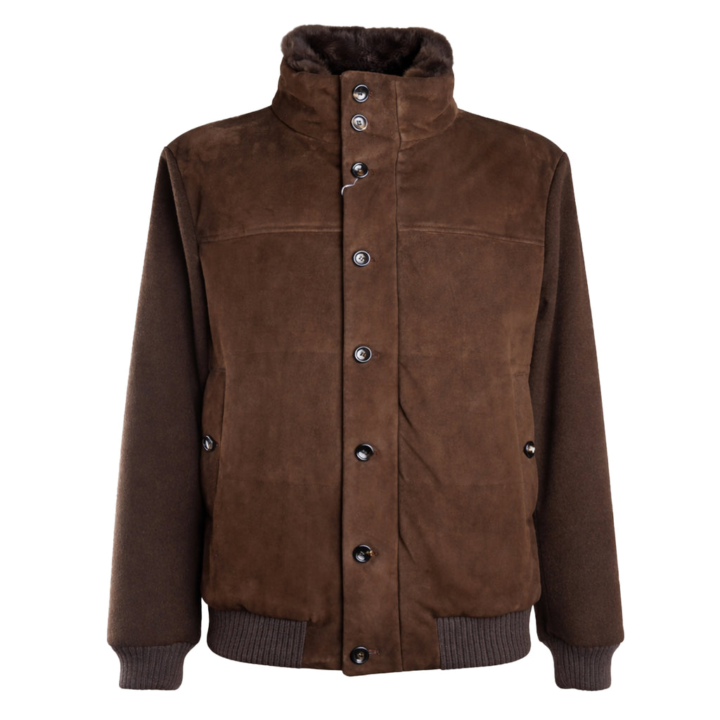 Loro Piana Fabric Man Brown Jackets
