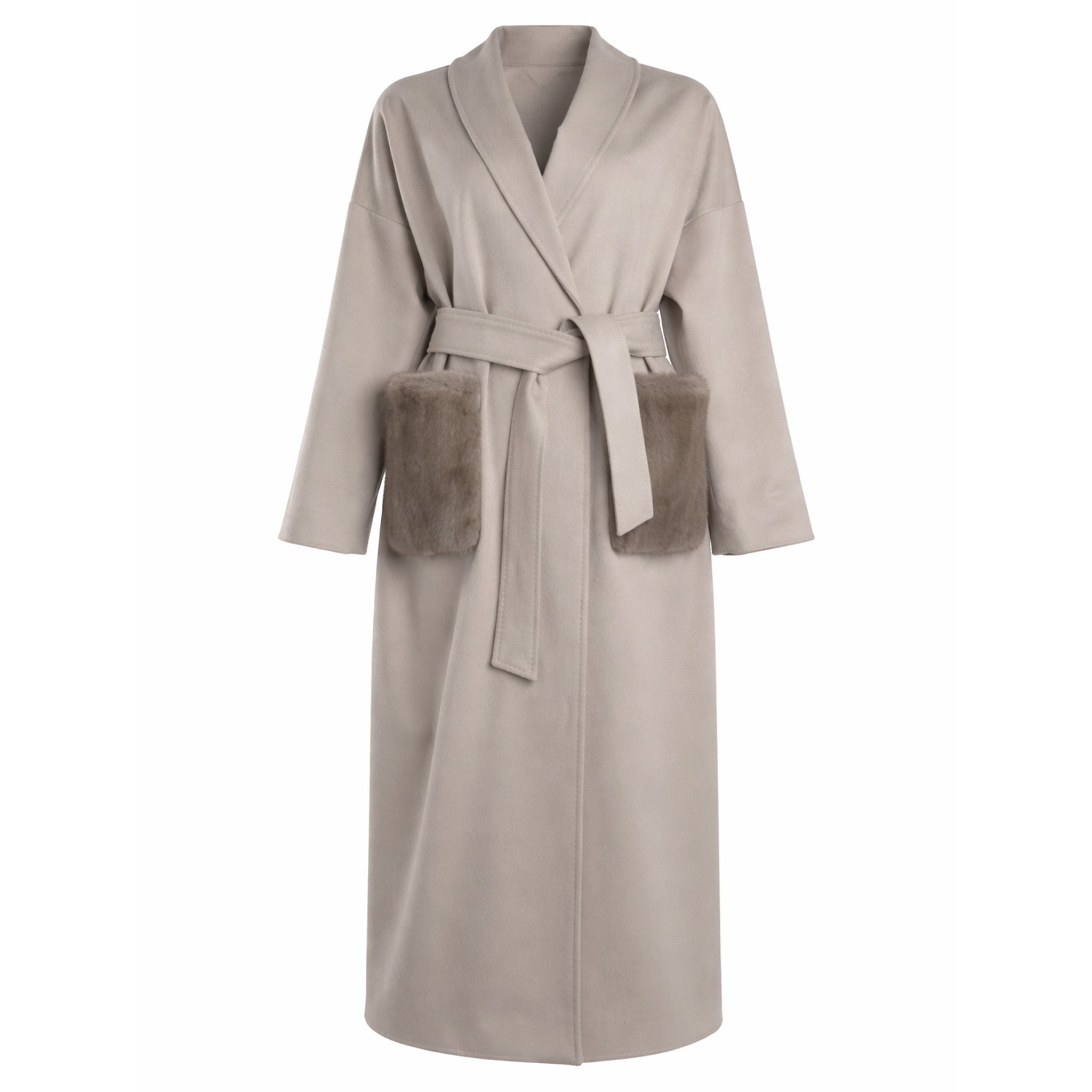 Loro Piana Fabric Woman Beige Coats
