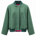 L.P. Fabric Woman Bomber Cashmere Green