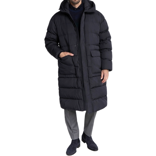 piumino imbottito lungo