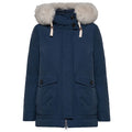 parka imbottito con pelo