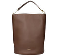 bucket leather bag md brown
