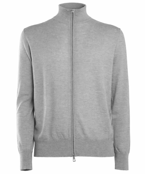 Bagutta Man Cardigan Gauge Grey