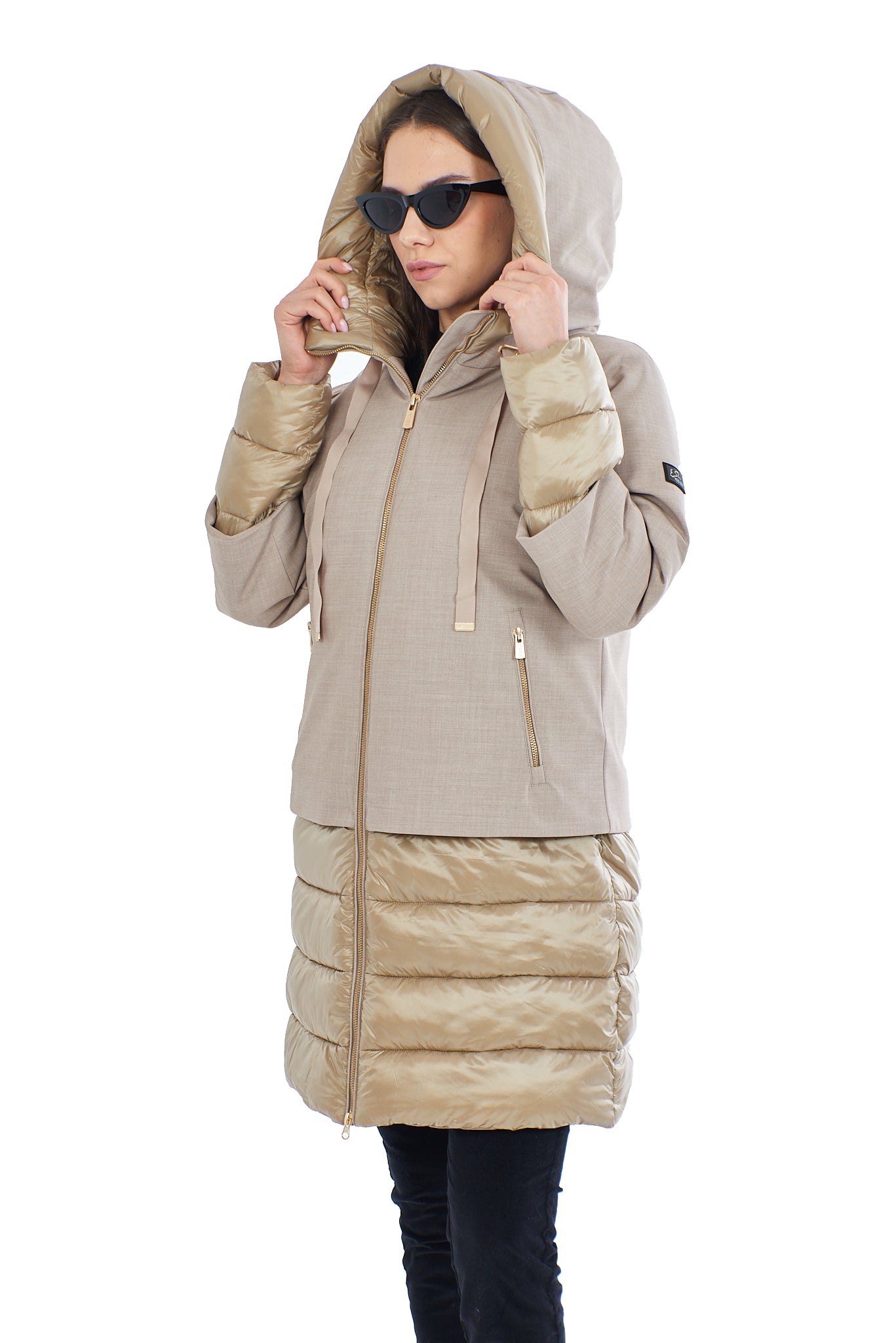 Yes Zee Woman Beige Jackets