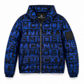 Moose knuckles Woman Jacket Scritte Blue