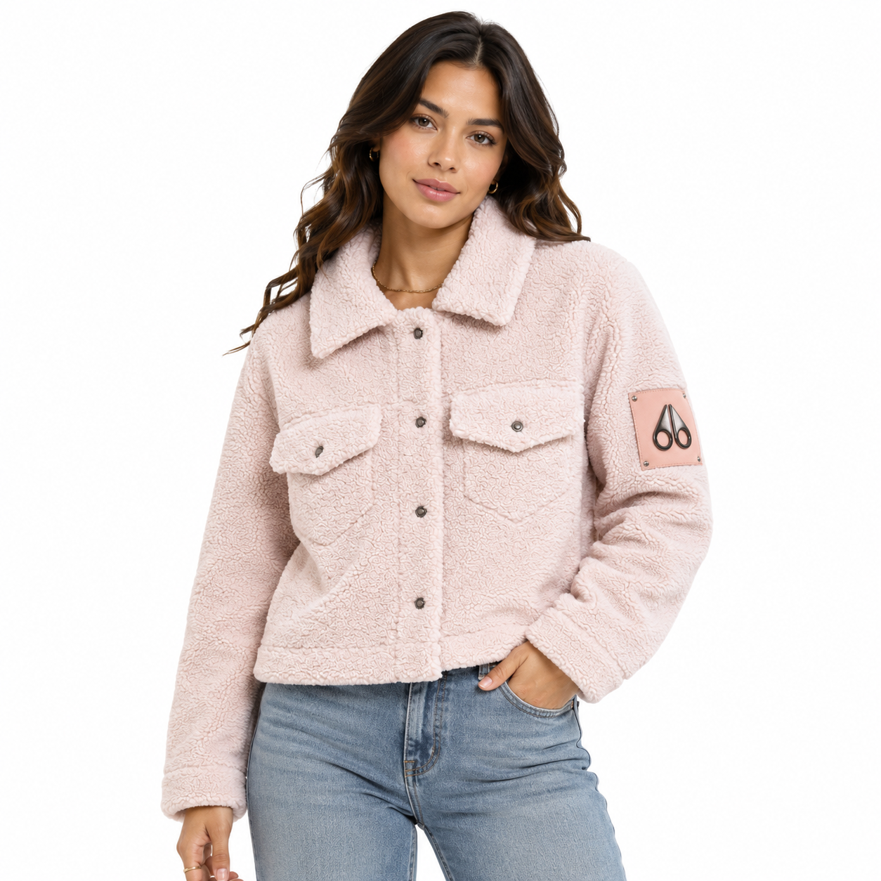 Moose knuckles Woman Jacket Pelo Pink