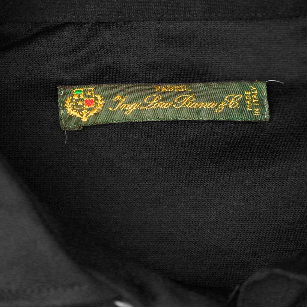 Loro Piana Fabric Man Black Polo