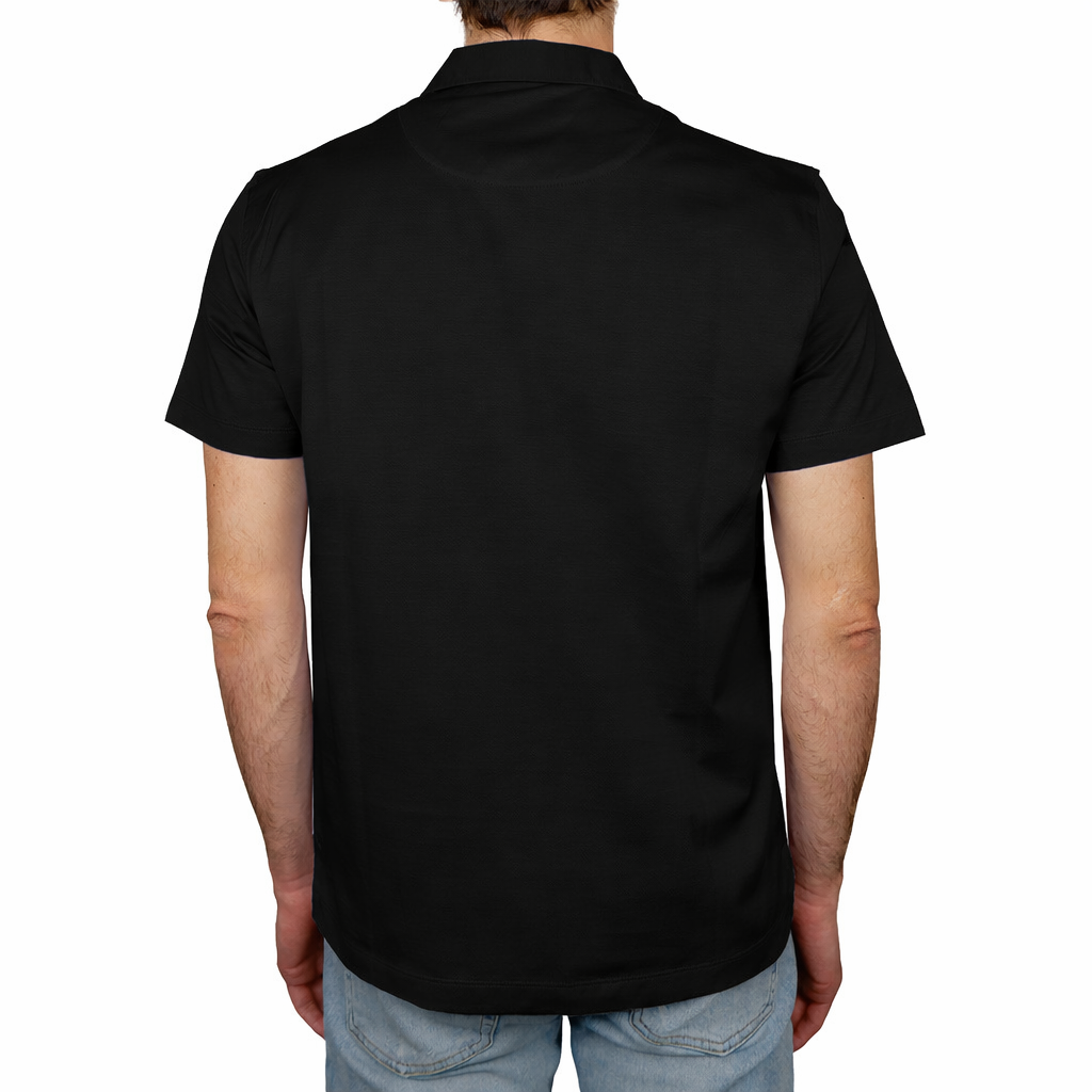 Loro Piana Fabric Man Black Polo