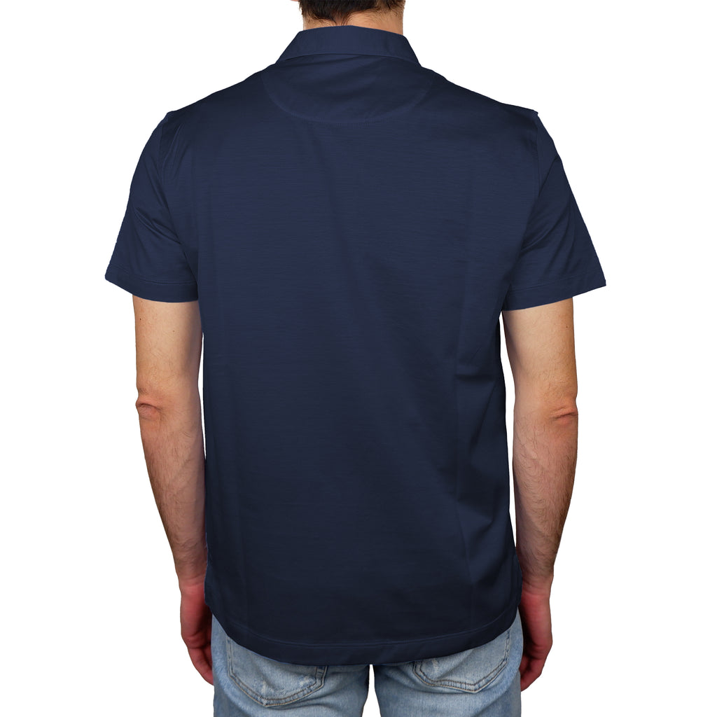 Loro Piana Fabric Man Blue Polo