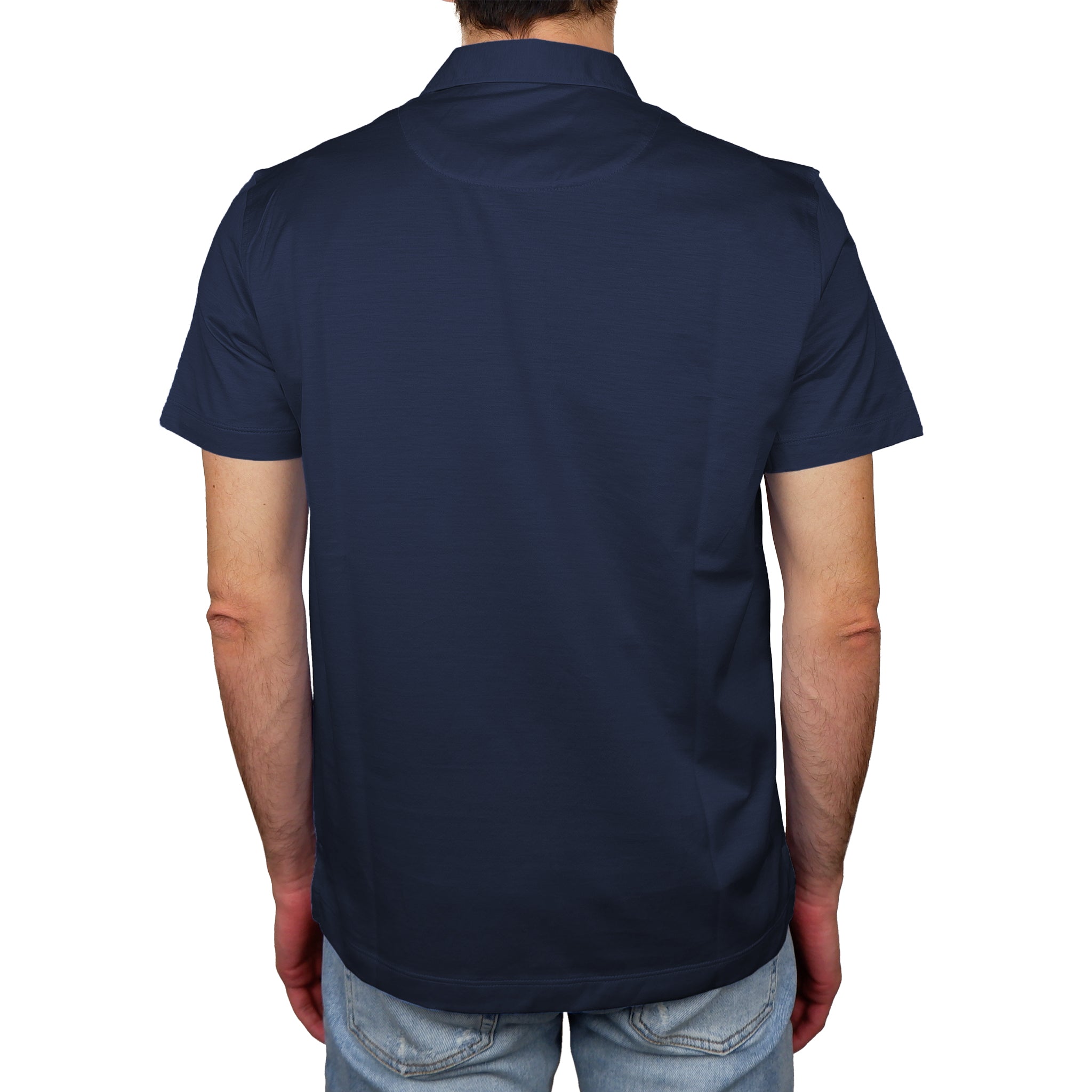 Loro Piana Fabric Man Blue Polo