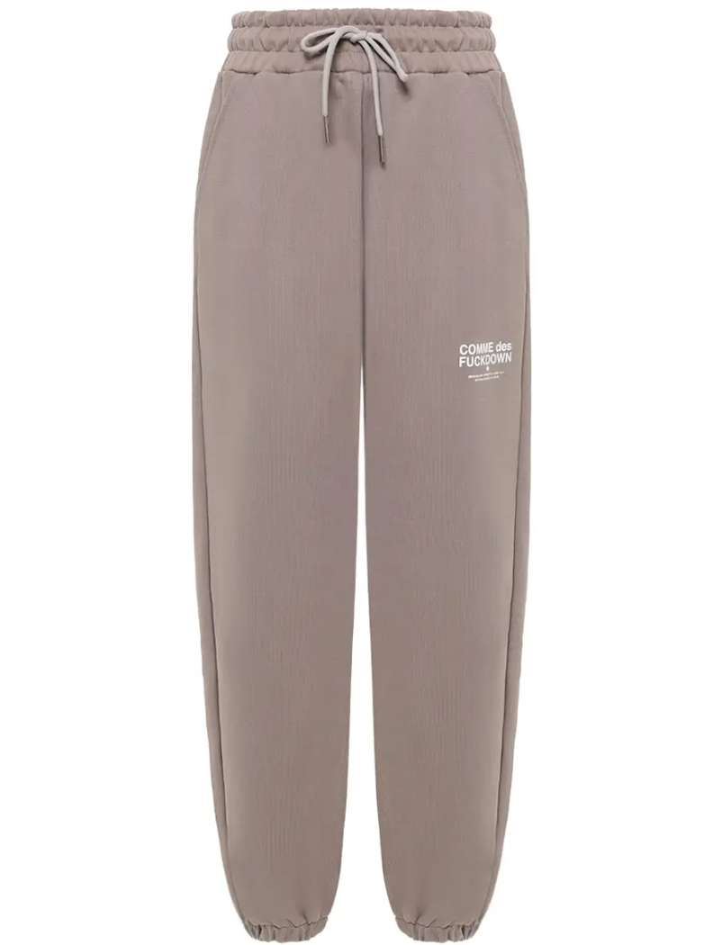 pantaloni felpa stampa logo