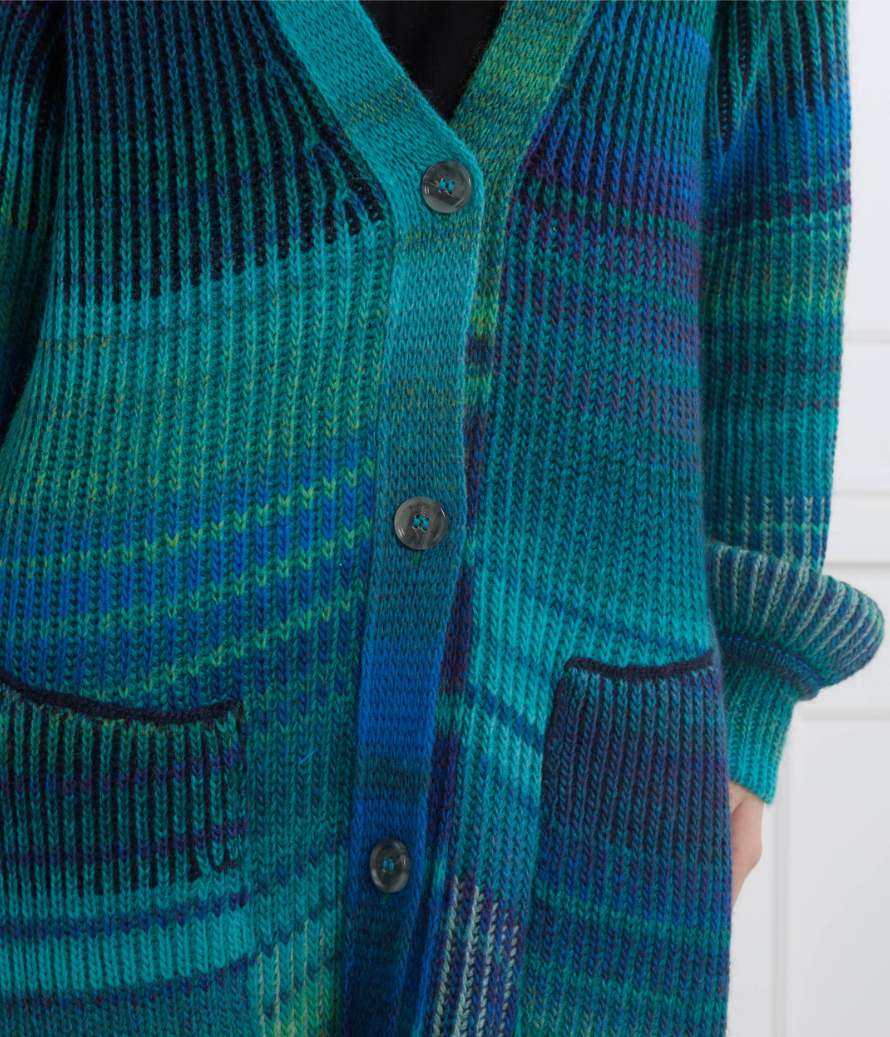 abito cardigan scollo V