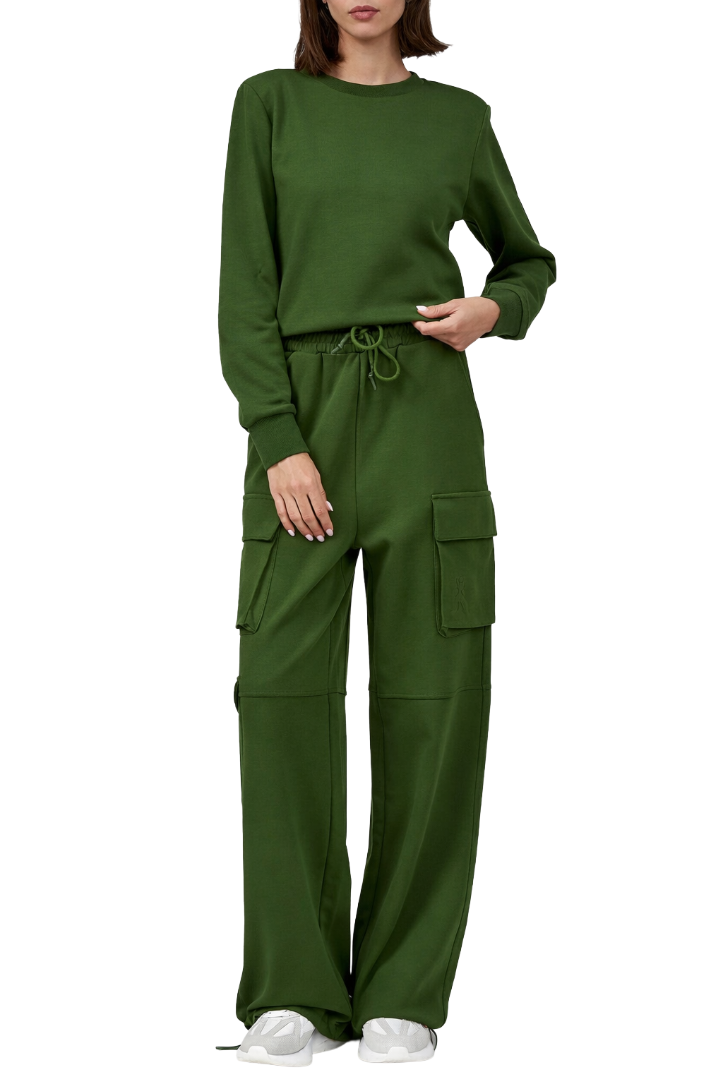 Patrizia Pepe Woman Trousers Cargo Green