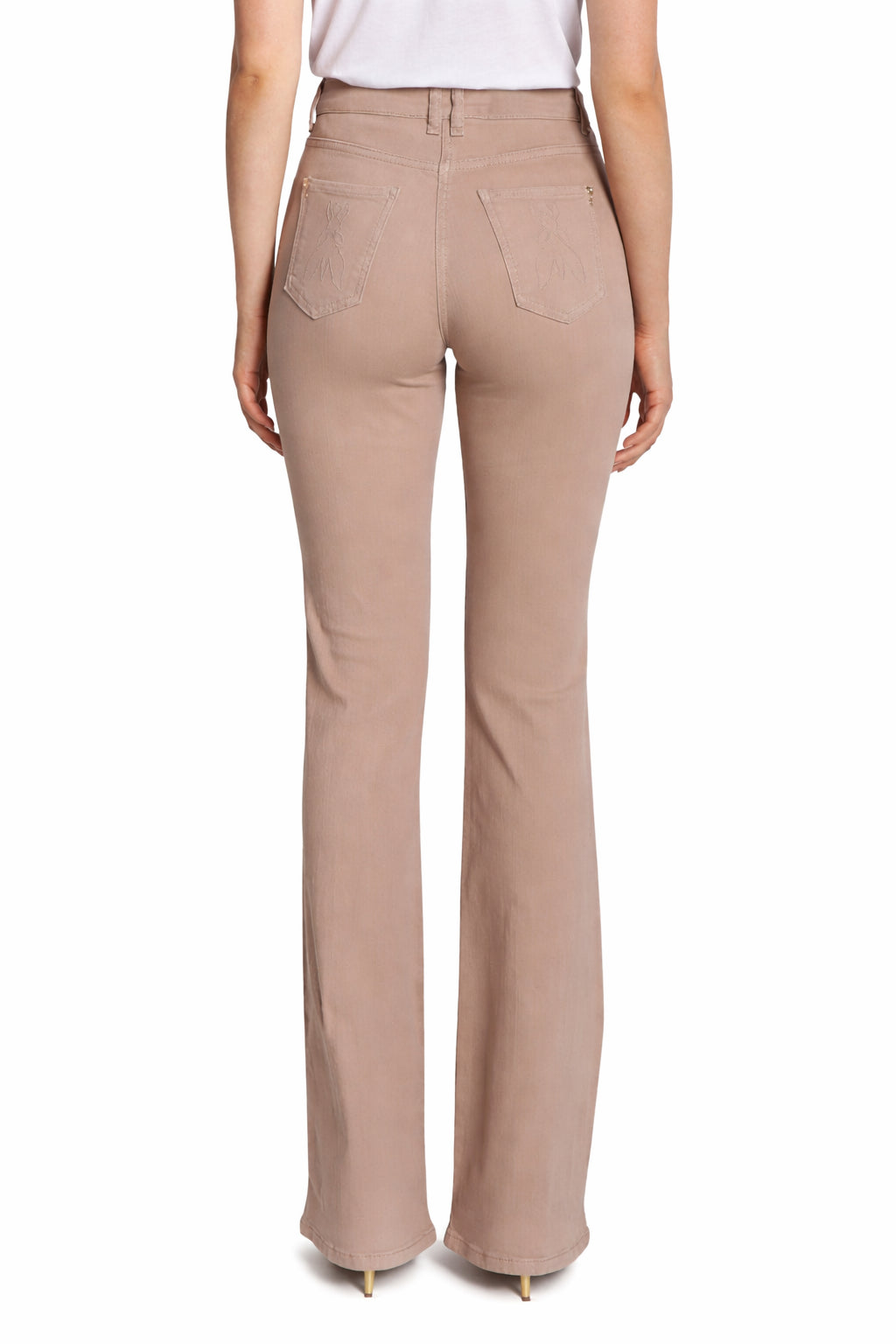 pantaloni regular beige