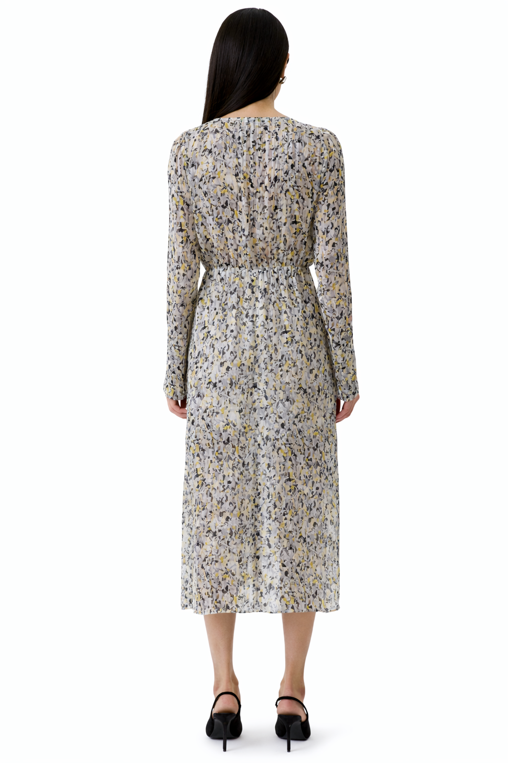 abito abstract camu print