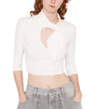 The Attico Woman White Sweaters
