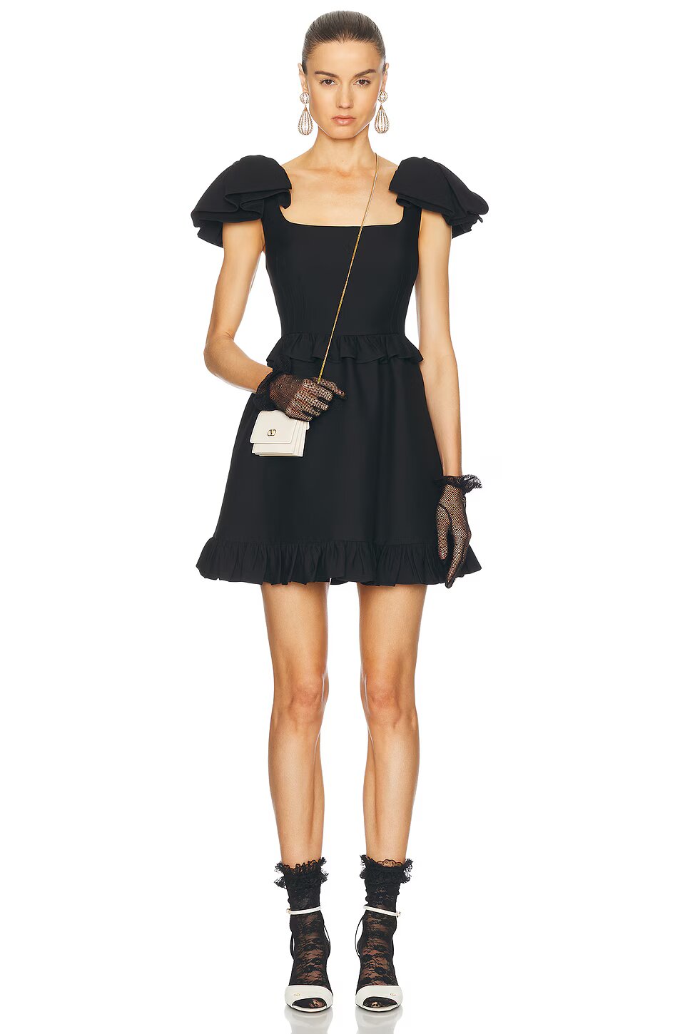 abito in crepe couture