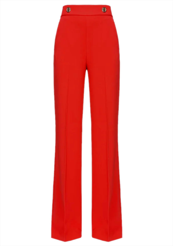 Pinko Woman Red Trousers