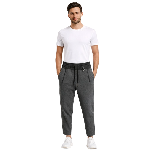 Les Hommes Man Grey Trousers