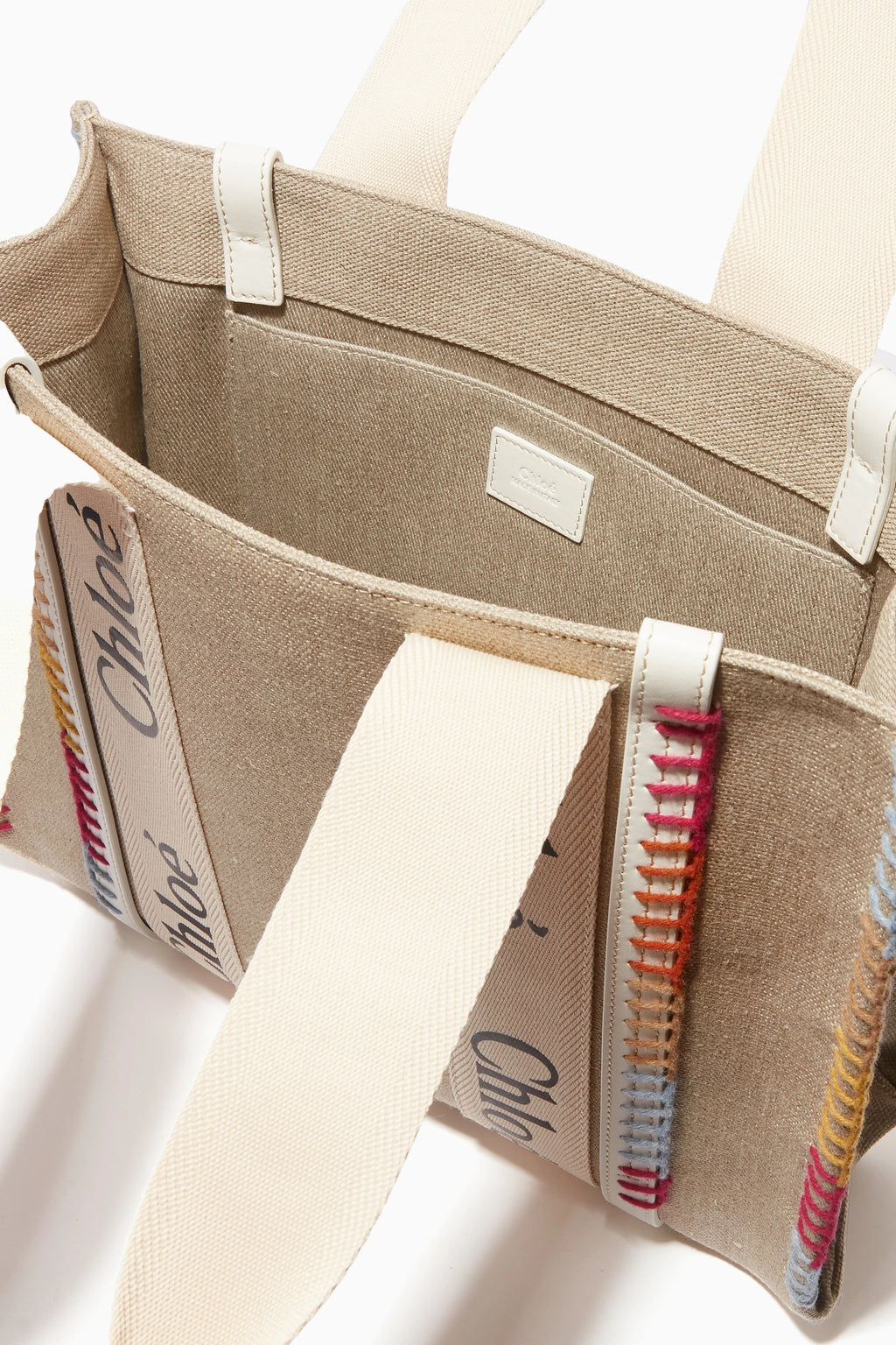 Chloé Woman Beige Crossbody Bags